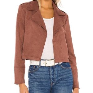 Jack by Steve Madden Faux Suede Moto Jacket
